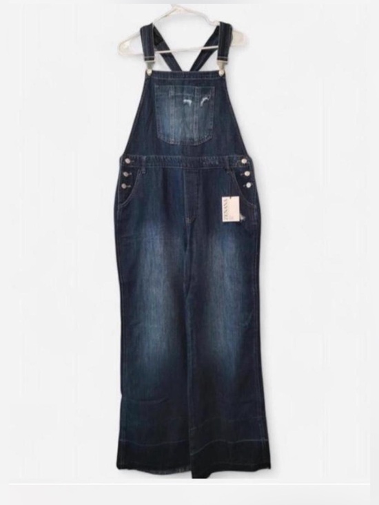 Zenana Outfitters Denim - Zenana Outfitters Dark Blue Denim Women's Overalls